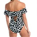 NEW La Blanca Size 6 Mod For Dot Polka Dot Ruffle One Piece Swimsuit Black White