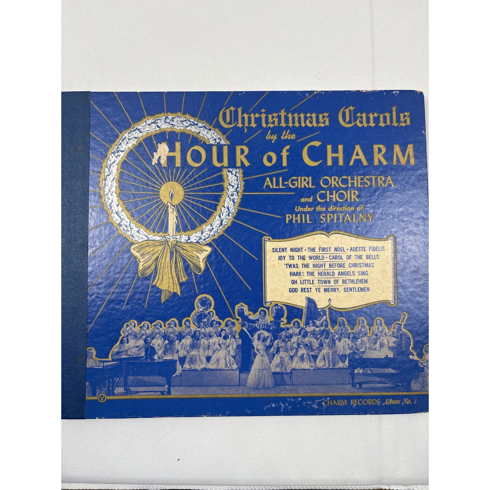 Christmas Carols by the Hour of Charm -Charm Records Set No. 1 w/Phil Spitalny