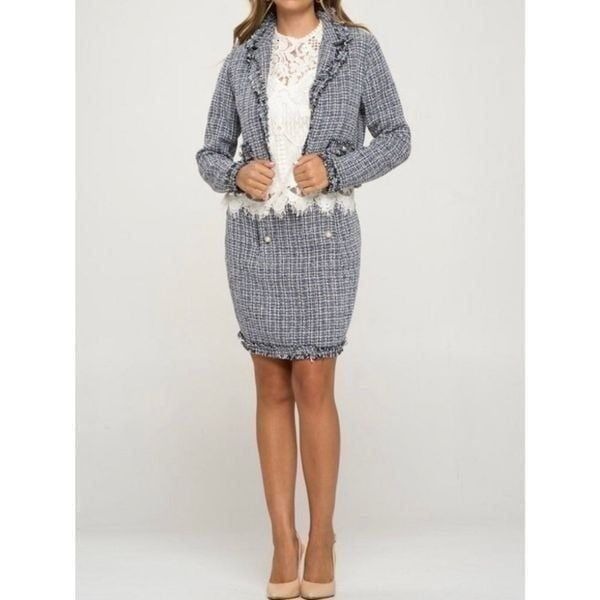 Cardigan Skirt set