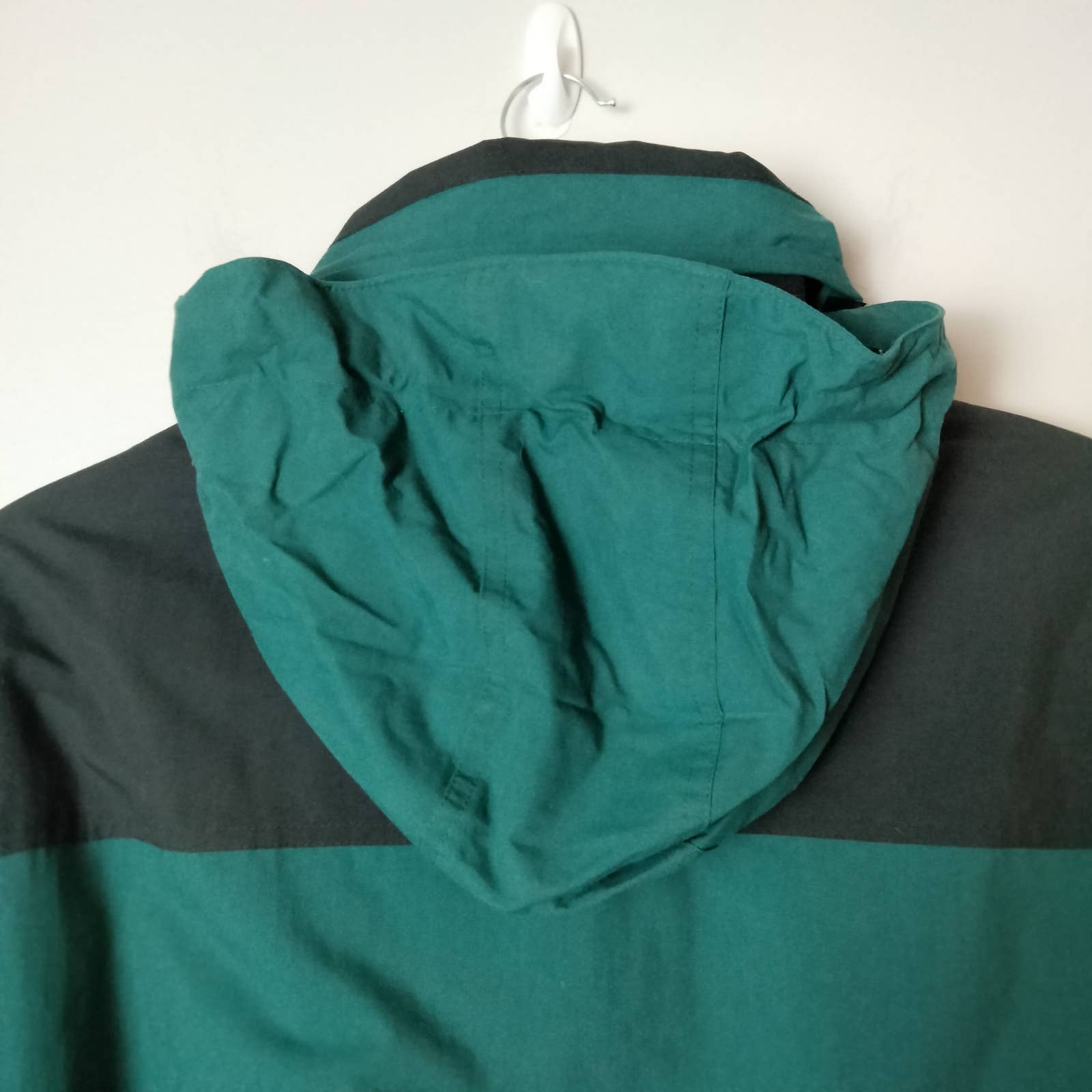 Vintage 90s LL Bean Mens Sz XL Green and Black Ski Coat shops Insulated Hooded