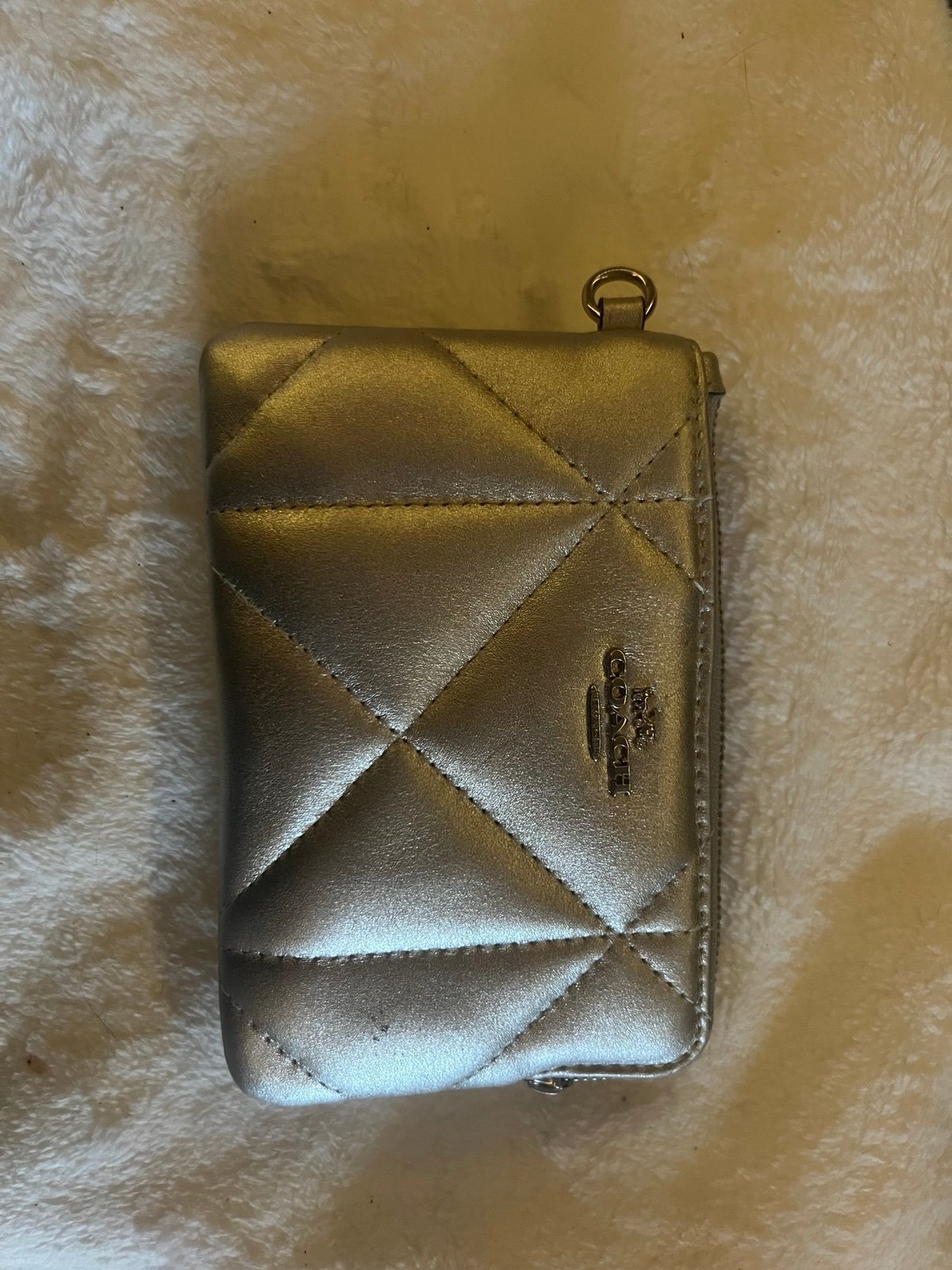 Silver Coach Wallet