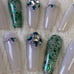 Emerald Birthstone Swarovski Press On Na