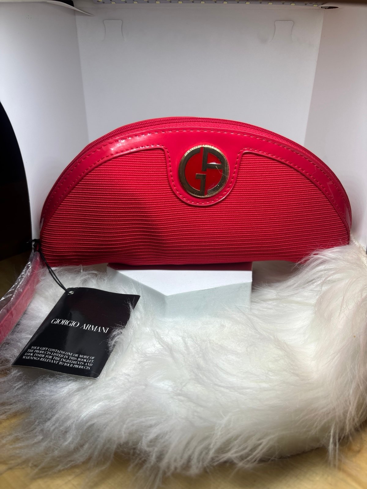 Giorgio Armani purse with Samples