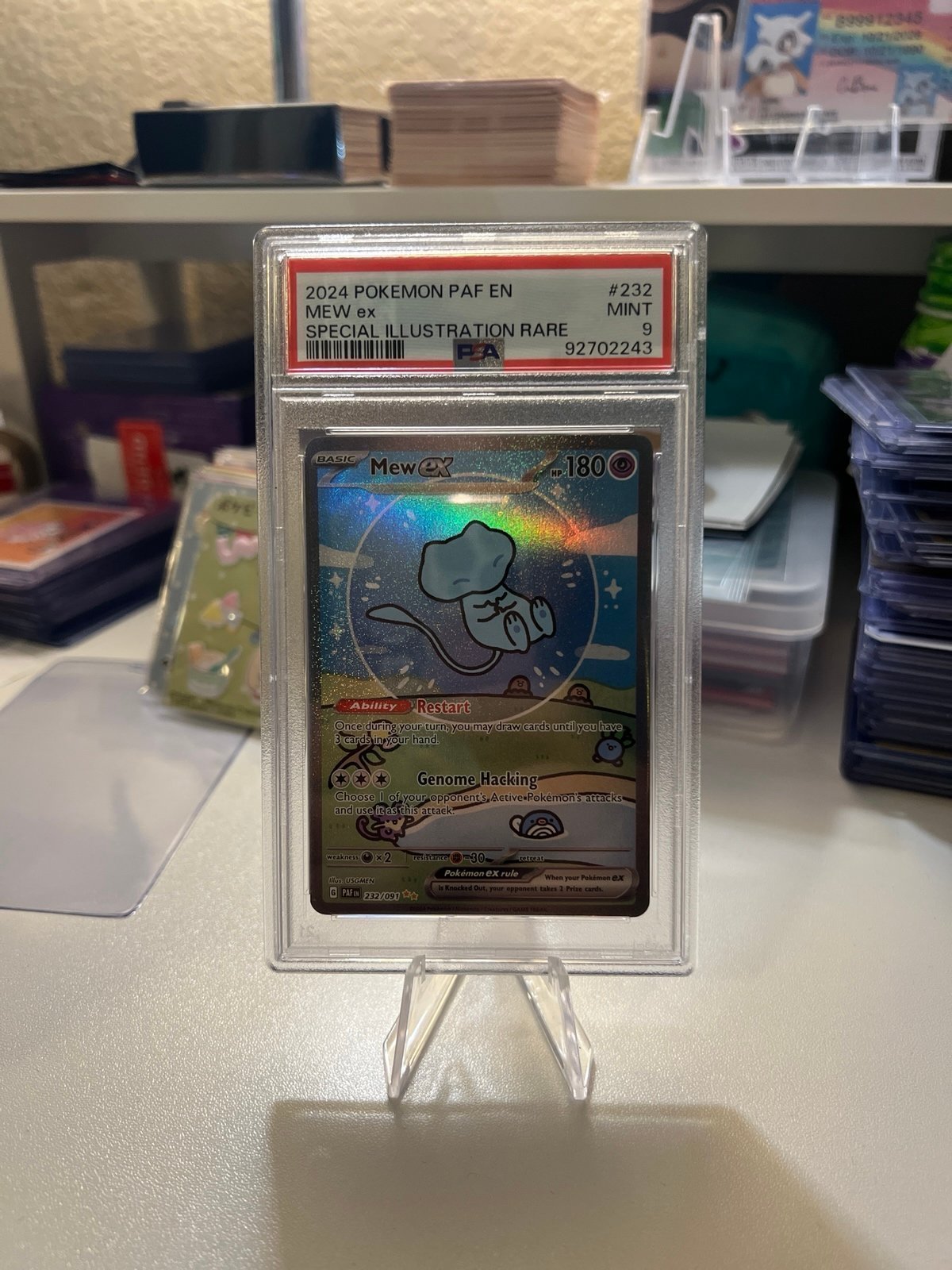 PSA 9 Mew EX 232/091