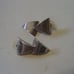 Robert Lee Morris Sterling Double Triangle Pierced Earrings