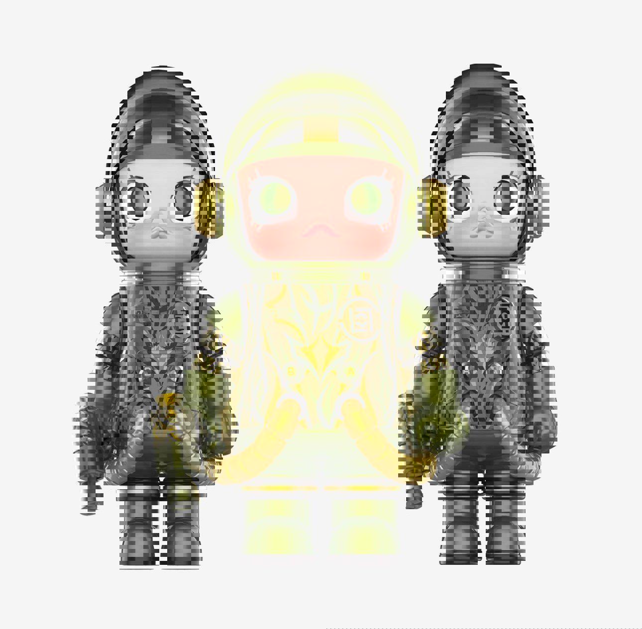 Pop Mart MEGA SPACE MOLLY 100% CLOT-Olive Alienegra