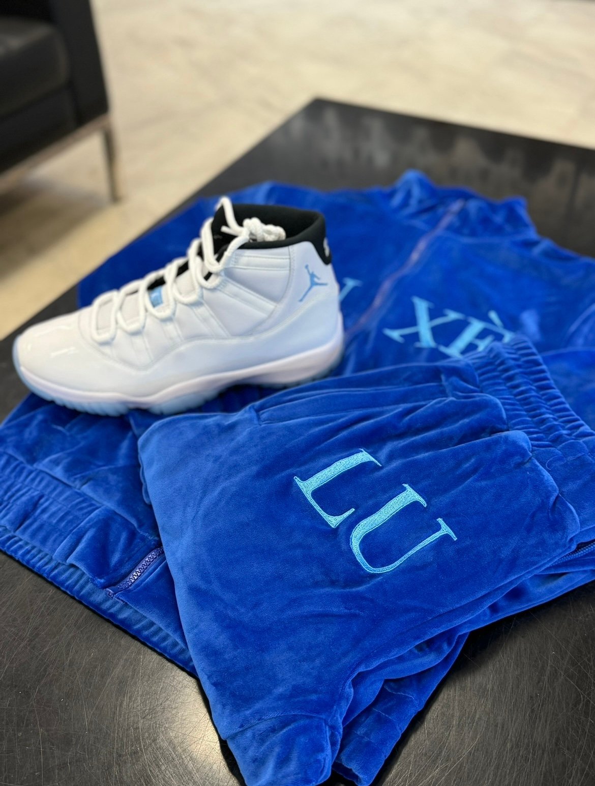 “Disquize” Brand Velour Tracksuit Set