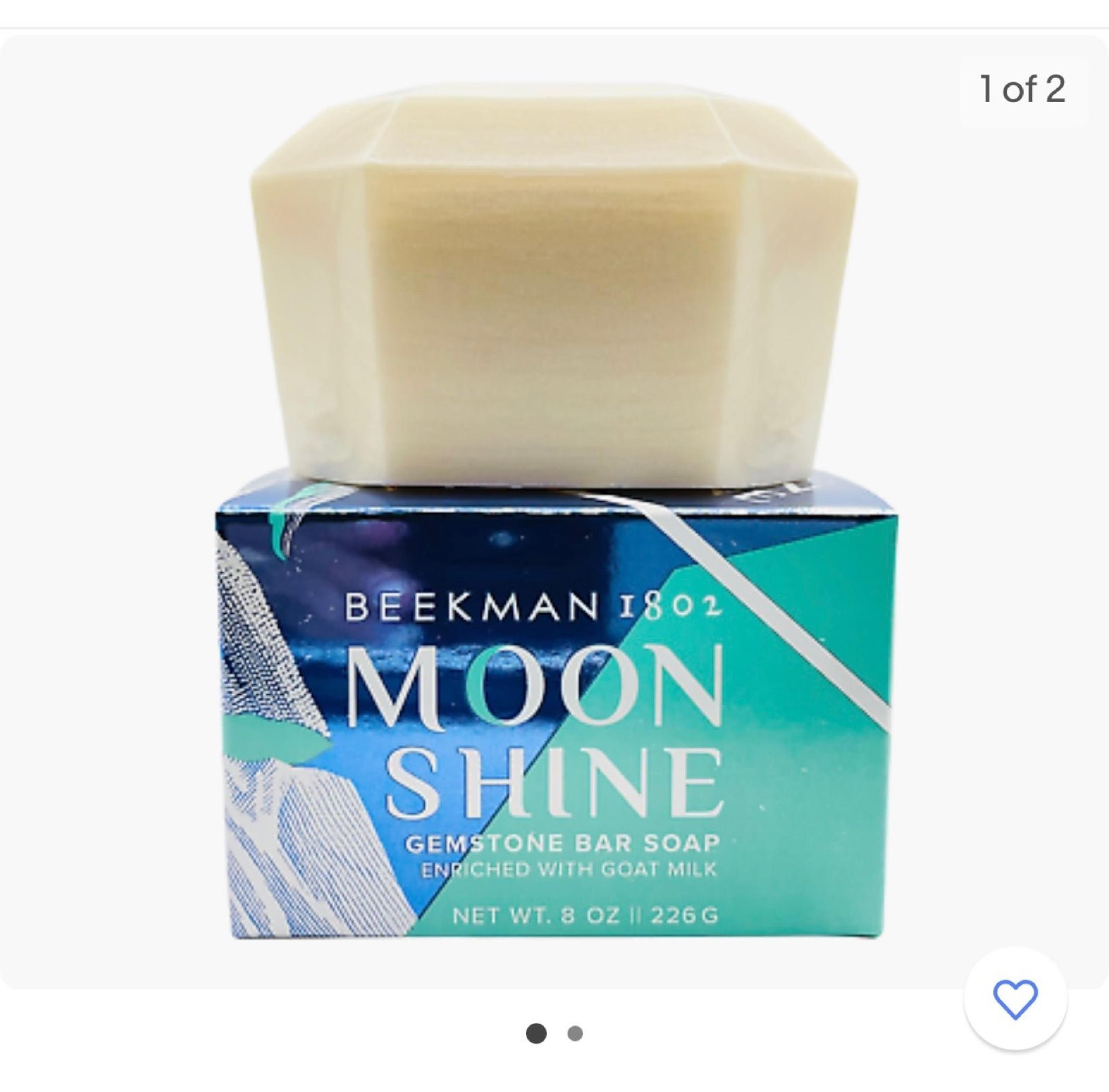 Beekman 1802 MOONSHINE Gemstone Soap Bar 8oz