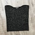 Ba&sh Puck Pull Sequined Knit Tube Strapless Top Size Large NWT