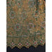 Vintage Art Deco Gold Mesh Flapper Purse Enamel Design