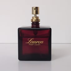 RARE Vtg 4oz. Lauren by Ralph Lauren Eau de Toilette Perfume Cologne Red Cube
