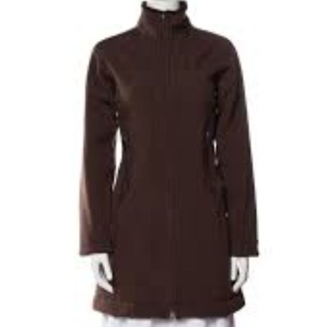 PATAGONIA Brown Shelled Fully SYNCHILLA Fleece Lined Fitted Coat - Size Medium