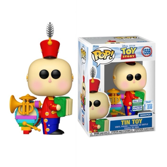 Disney Wondercon Toy Story Tin Toy Limited Edition 5000 Pcs Funko Pop W/ Protect
