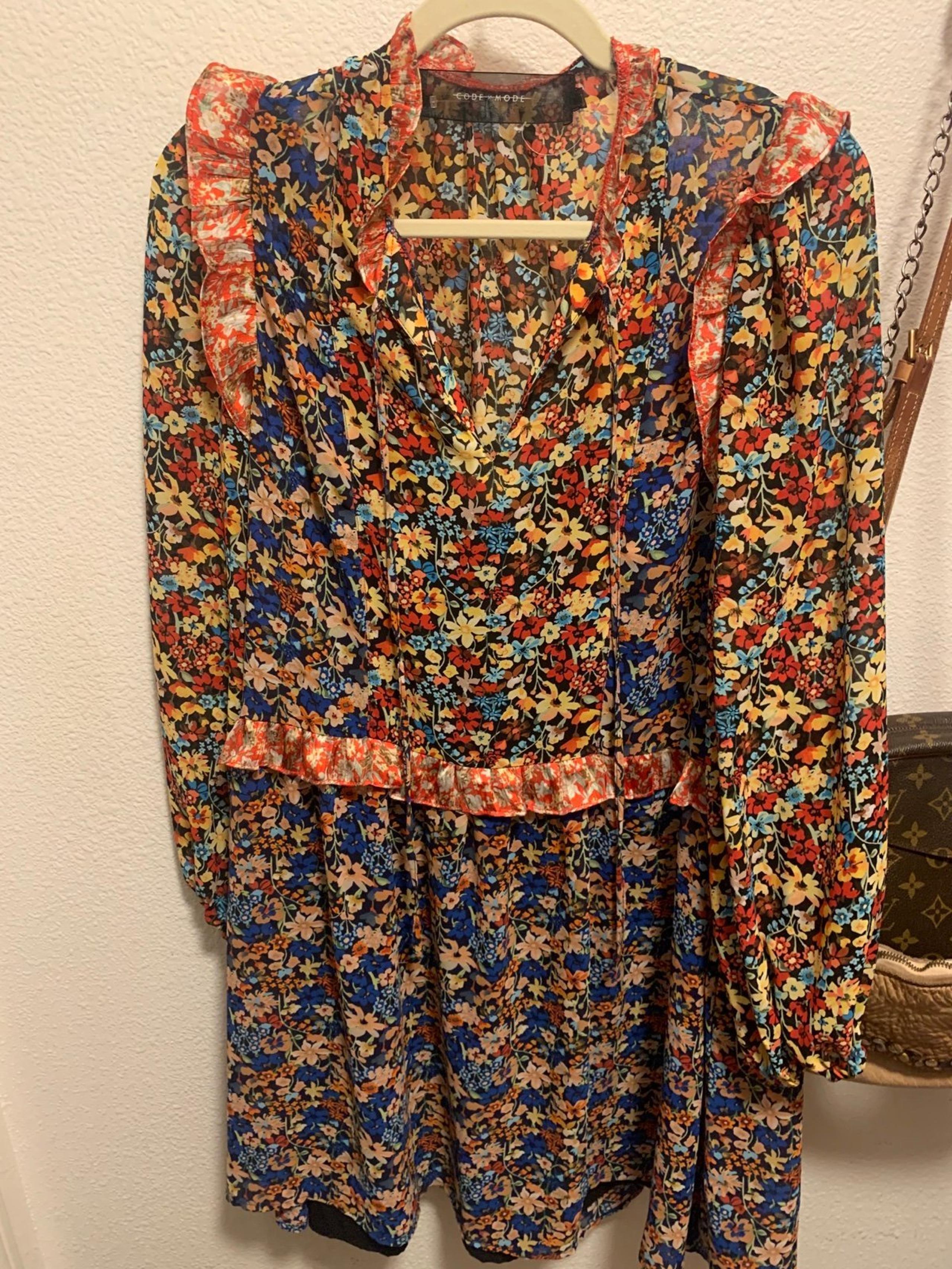 Code Mode Multicolor Floral Dress