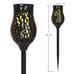 6 packs Solar pathway tiki torch tulip light