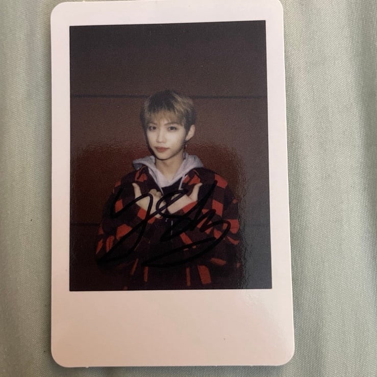 stray kids i am felix printed polaroid photocard