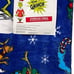 Dr. Seuss The Grinch Royal Blue Oversized Plush Throw Blanket 50” x 60”