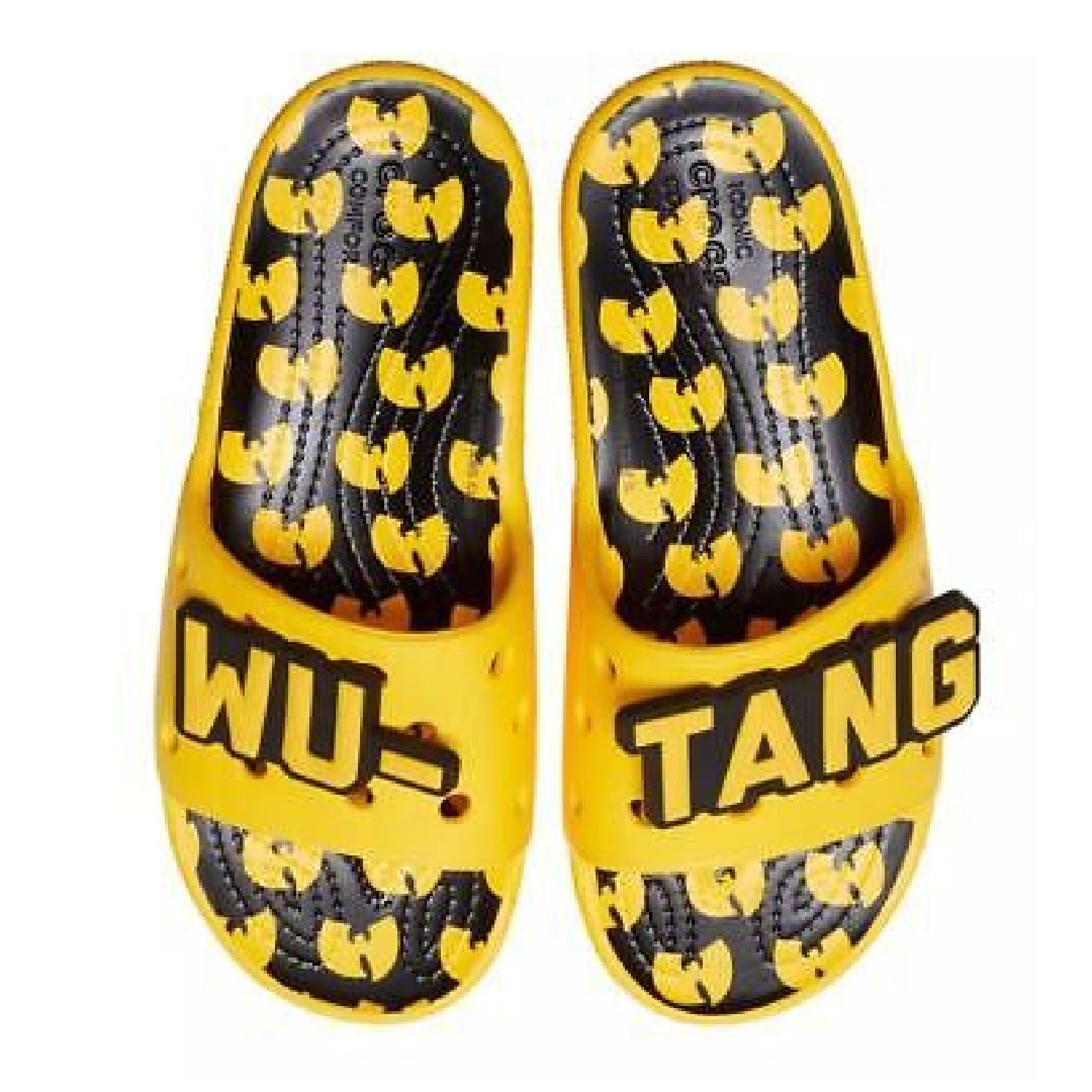 Crocs Classic Wu-Tang Clan Yellow/Black Unisex Slides US M10/W12
