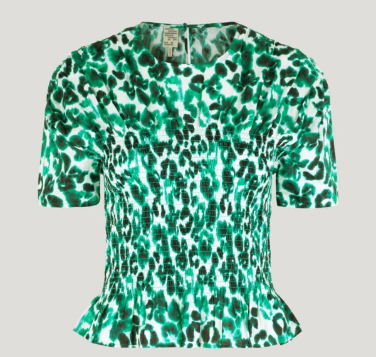Baum und Pferdgarten Mines Top In Floating Flower Green Sz 40=8 (M) New