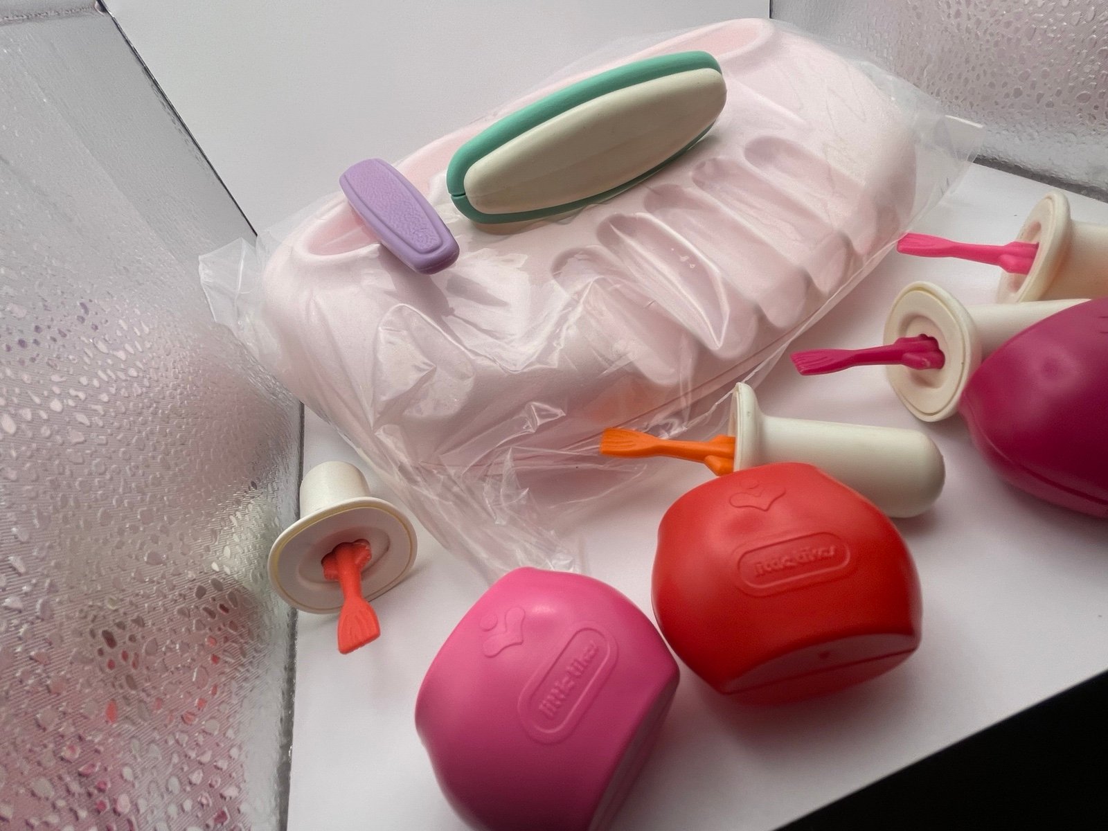 Little tikes nail care set polish EUC brushes #2  buffer file case