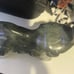 Rare SoapStone Elephant Raised Trunk Heavy Gray Sculpture signed by artist