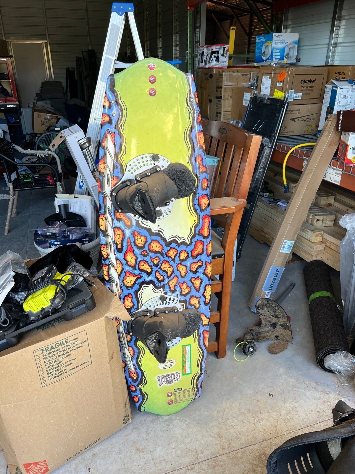 Liquid Force Trip 43 Wakeboard Redmon Design Blindside Bindings
