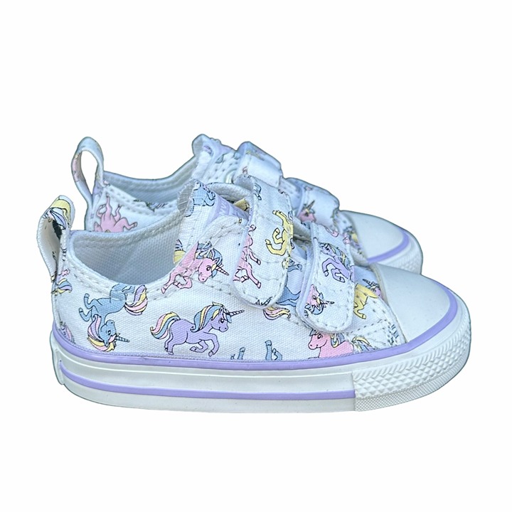 ⭐Converse Sz 5 Infant Shoes Chuck Taylor All Star Easy-On Unicorn A01675F New