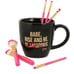 Juicy Couture 6 piece Makeup Brush & Mug Set