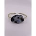 Handmade Stone Bracelet Polished Stone On Facing Twisted Metal Band Adjustable