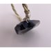 Handmade Stone Bracelet Polished Stone On Facing Twisted Metal Band Adjustable