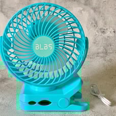 Camping Fan with LED Light 12000mAh 65Hrs Battery Powered Fan