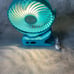Camping Fan with LED Light 12000mAh 65Hrs Battery Powered Fan