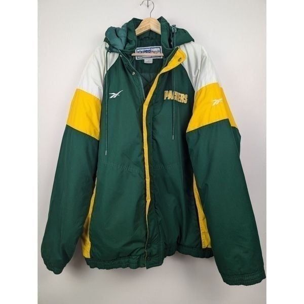 Vintage 90's Green Bay Packers Reebok Pro Line XXL Winter Jacket EUC