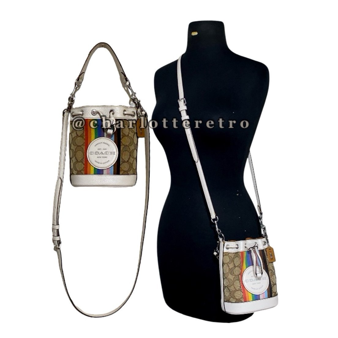 Coach Pride • Mini Dempsey Bucket Bag • CJ661