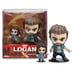 NIB Marvel Logan and X-23 Cosbaby Bobble-Head Figure Set by Hot Toys Wolverine