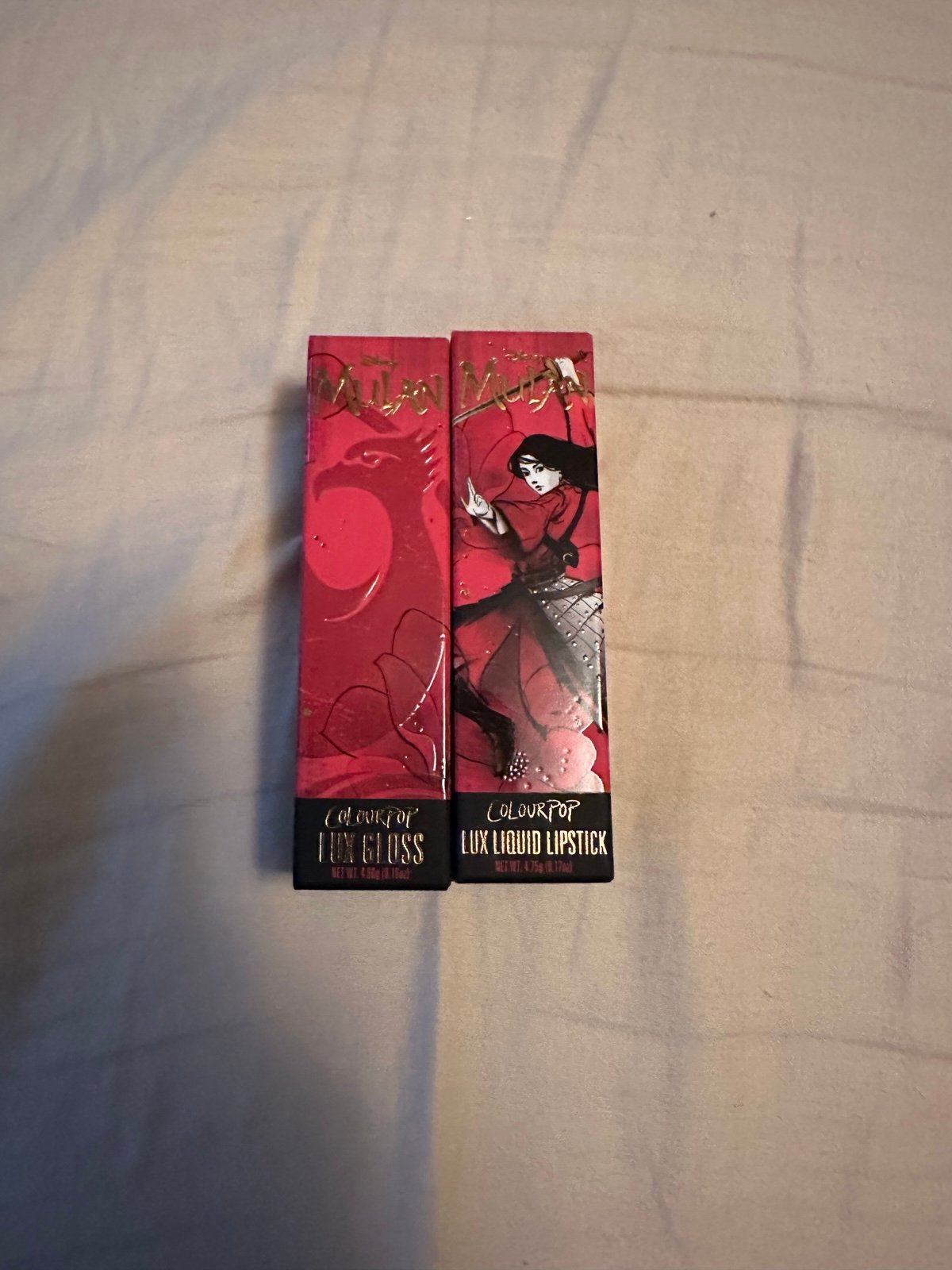 ColourPop Limited Edition Mulan Lipstick and Gloss | Strong Chi | Phoenix | NEW