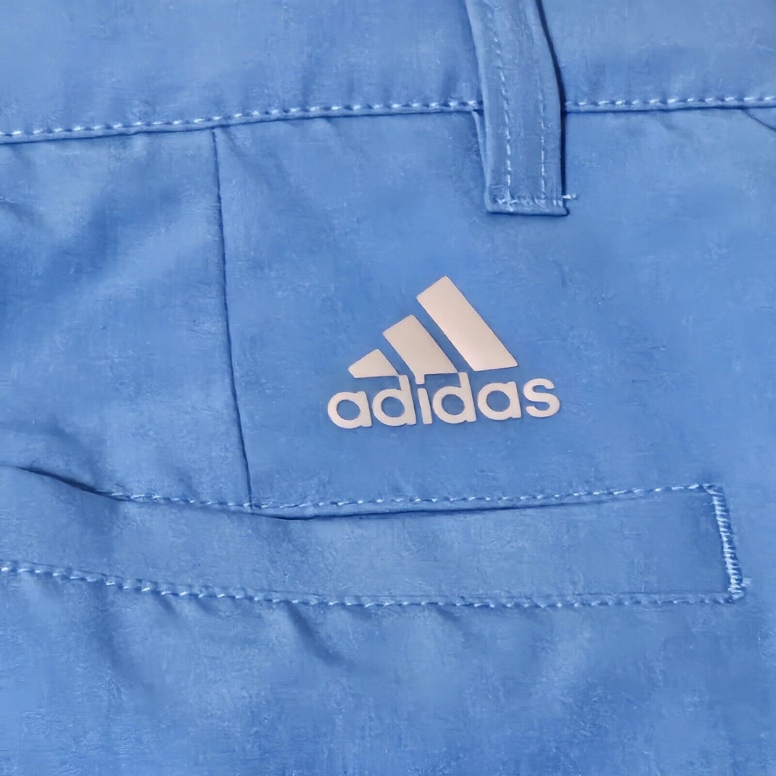 New Adidas Ultimate 365 Golf Shorts 34 Blue Stretch Comfort Waist Chino