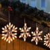 6 Drops - 9ft 100 Mini Bulb Icicle Lights with Hooks
