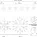 6 Drops - 9ft 100 Mini Bulb Icicle Lights with Hooks