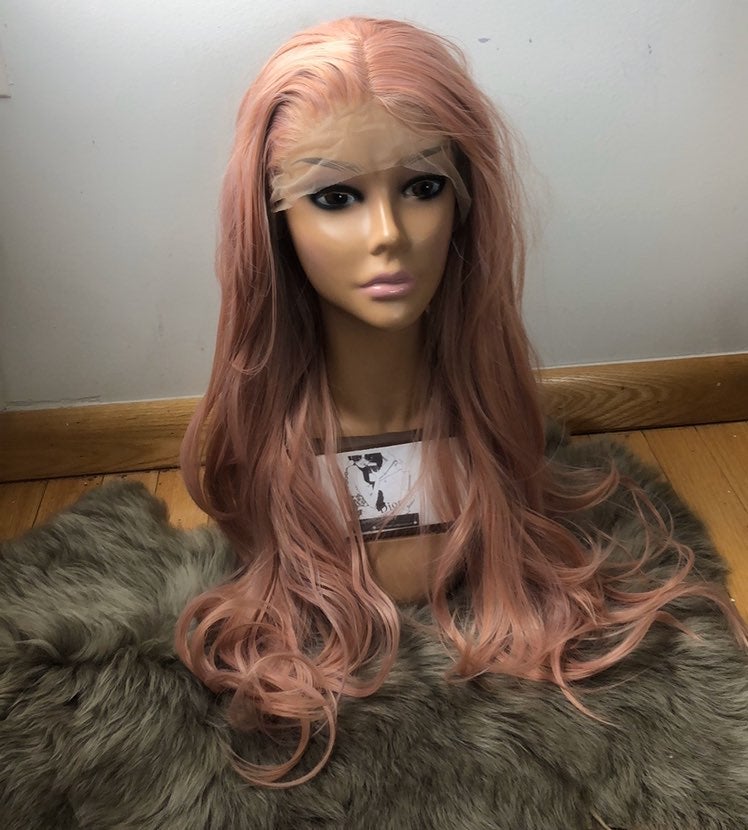 Pink Body Wavy Lace Front Wig *NEW*