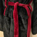 Harry Potter Gryffindor Hooded Bath Robe Plush Fleece Black adult Small