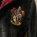 Harry Potter Gryffindor Hooded Bath Robe Plush Fleece Black adult Small