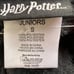 Harry Potter Gryffindor Hooded Bath Robe Plush Fleece Black adult Small