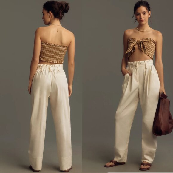 Anthropologie Corey Lynn Calter Tapered Trousers S new nwt small