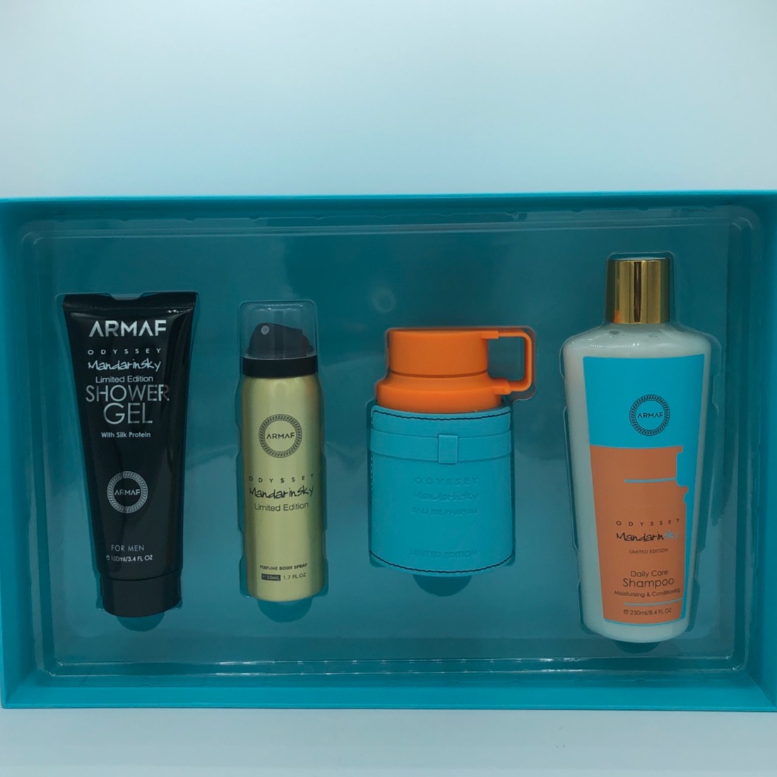 Odyssey Mandarin Sky Limited Edition 4pcs Giftset for Men by ARMAF