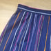 Vintage 70's California Girl Navy Striped Midi Skirt