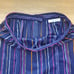 Vintage 70's California Girl Navy Striped Midi Skirt