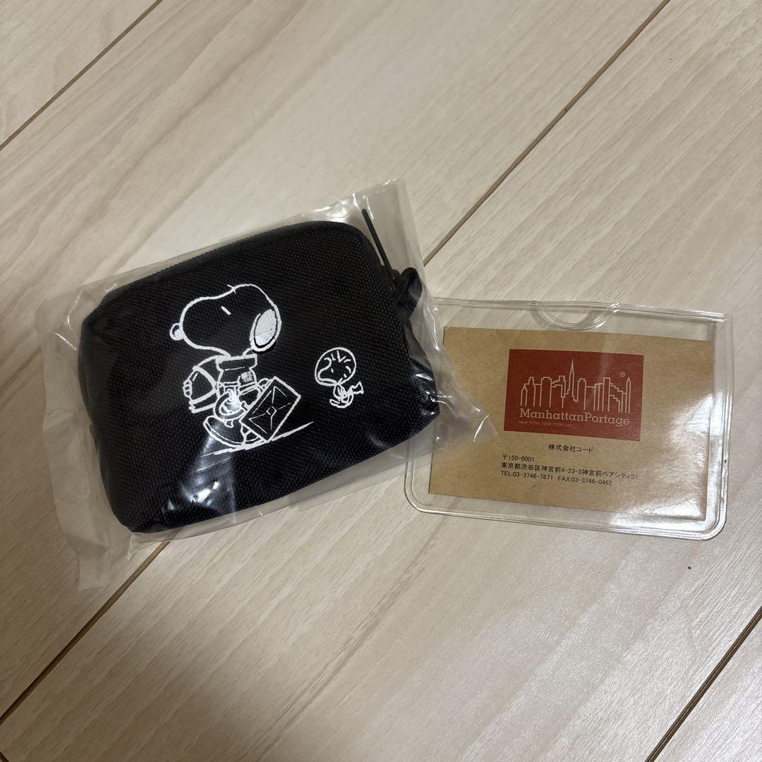 Manhattan Portage★Unused 2019 Snoopy★Astro Pattern Backpack★Black - detail