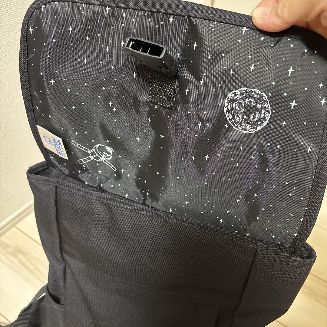 Manhattan Portage★Unused 2019 Snoopy★Astro Pattern Backpack★Black - detail