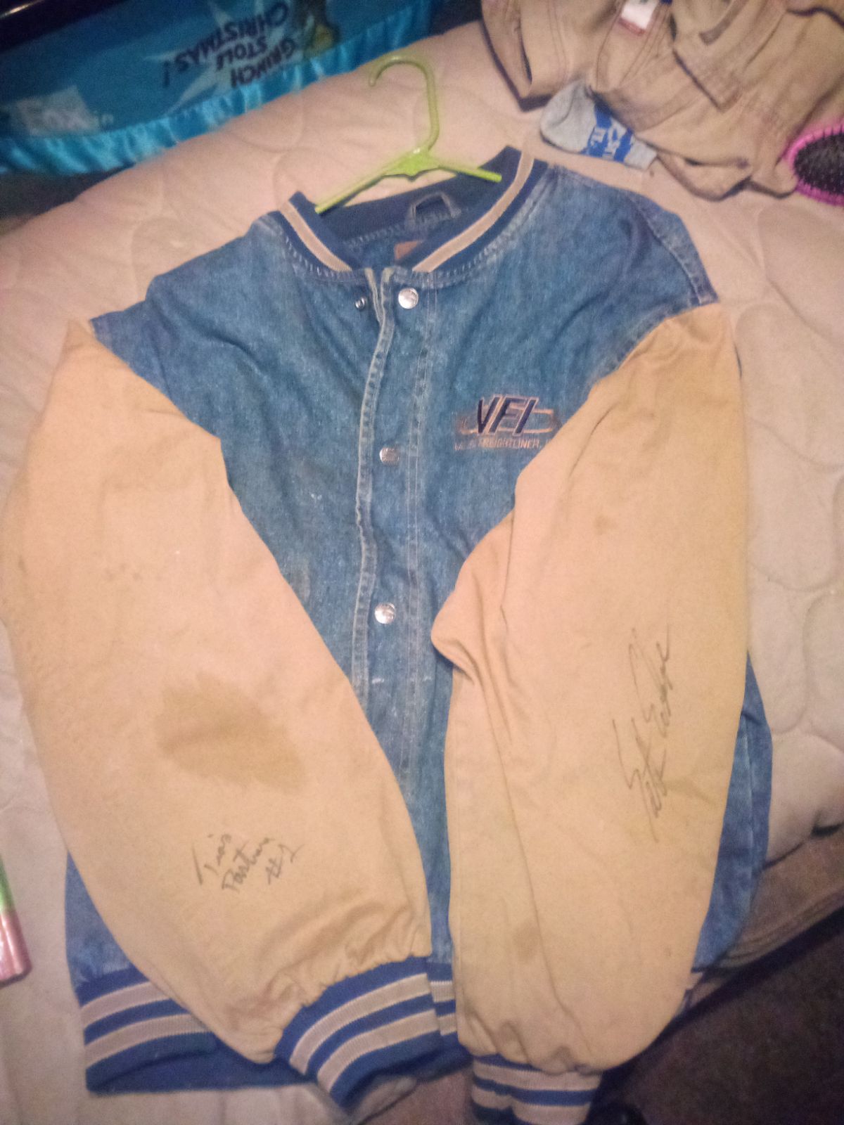 Men's jacket signed